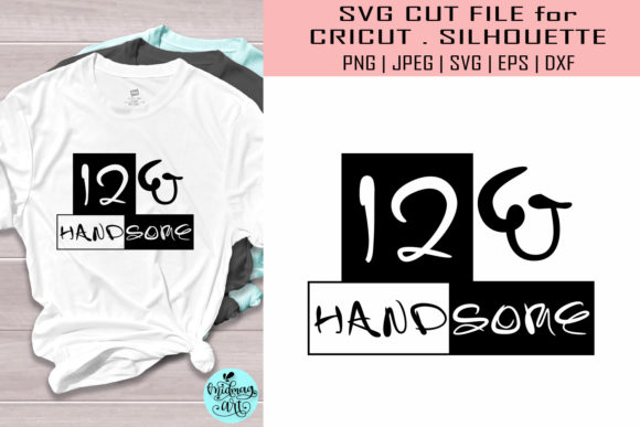 12 and Handsome Birthday Graphics