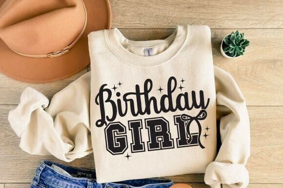 Birthday Girl SVG PNG Graphics for T-Shirt Designs