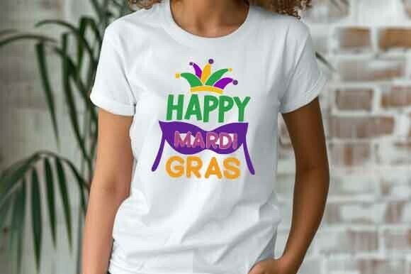 Mardi Gras Quote SVG: Graphics for T-Shirt Designs