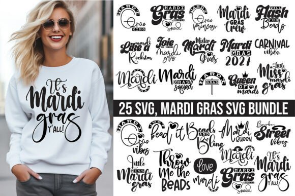 Mardi Gras SVG Bundle: A Designer’s Review for Graphics & T-Shirt Designs