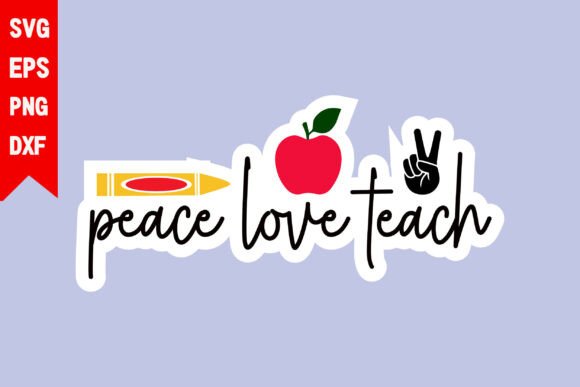 Peace Love Teach: T-Shirt Graphics Design Review