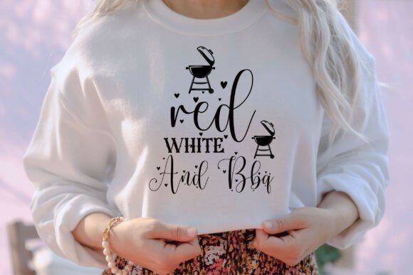 Red White and Bbq Graphics T-Shirt Designs Review