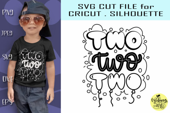 Two 2nd Birthday: Graphics for T-Shirt Designs