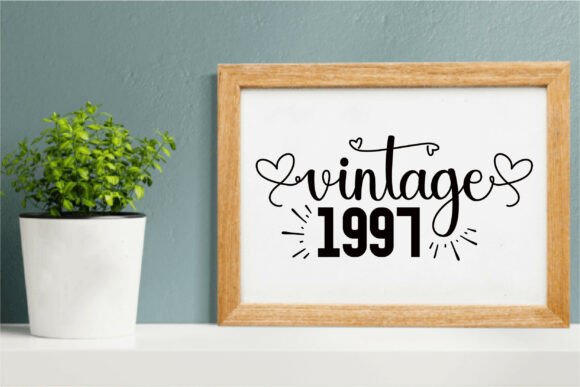 Vintage 1997 Graphics & T-Shirt Designs